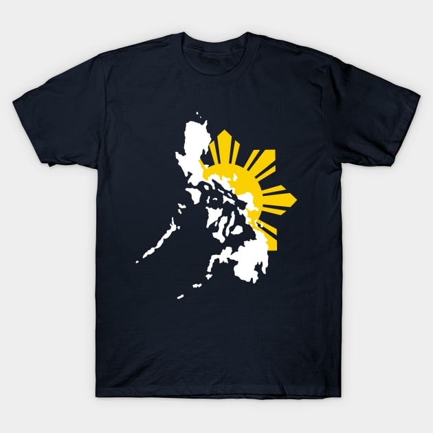 Philippine Map T-Shirt by Filipino